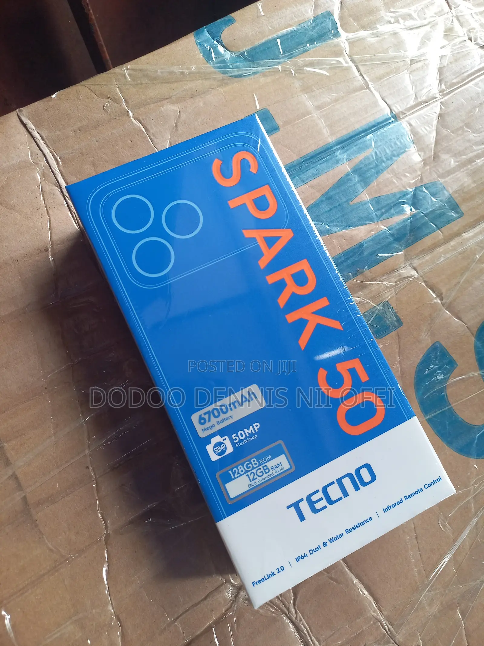 New Tecno Spark 50 128 GB Black
