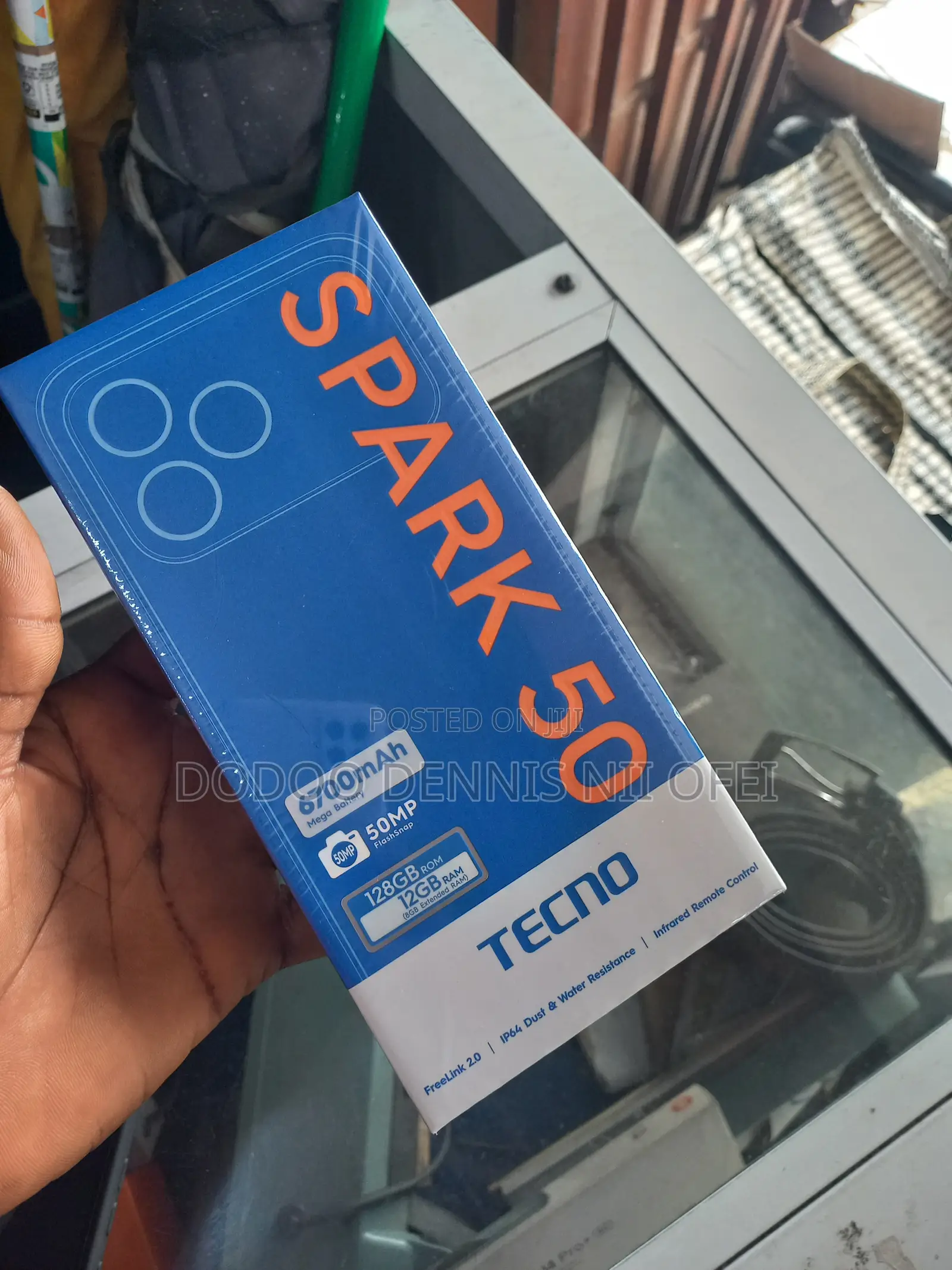 New Tecno Spark 50 128 GB Black