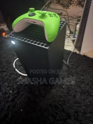 Xbox Series X With Two Controllers