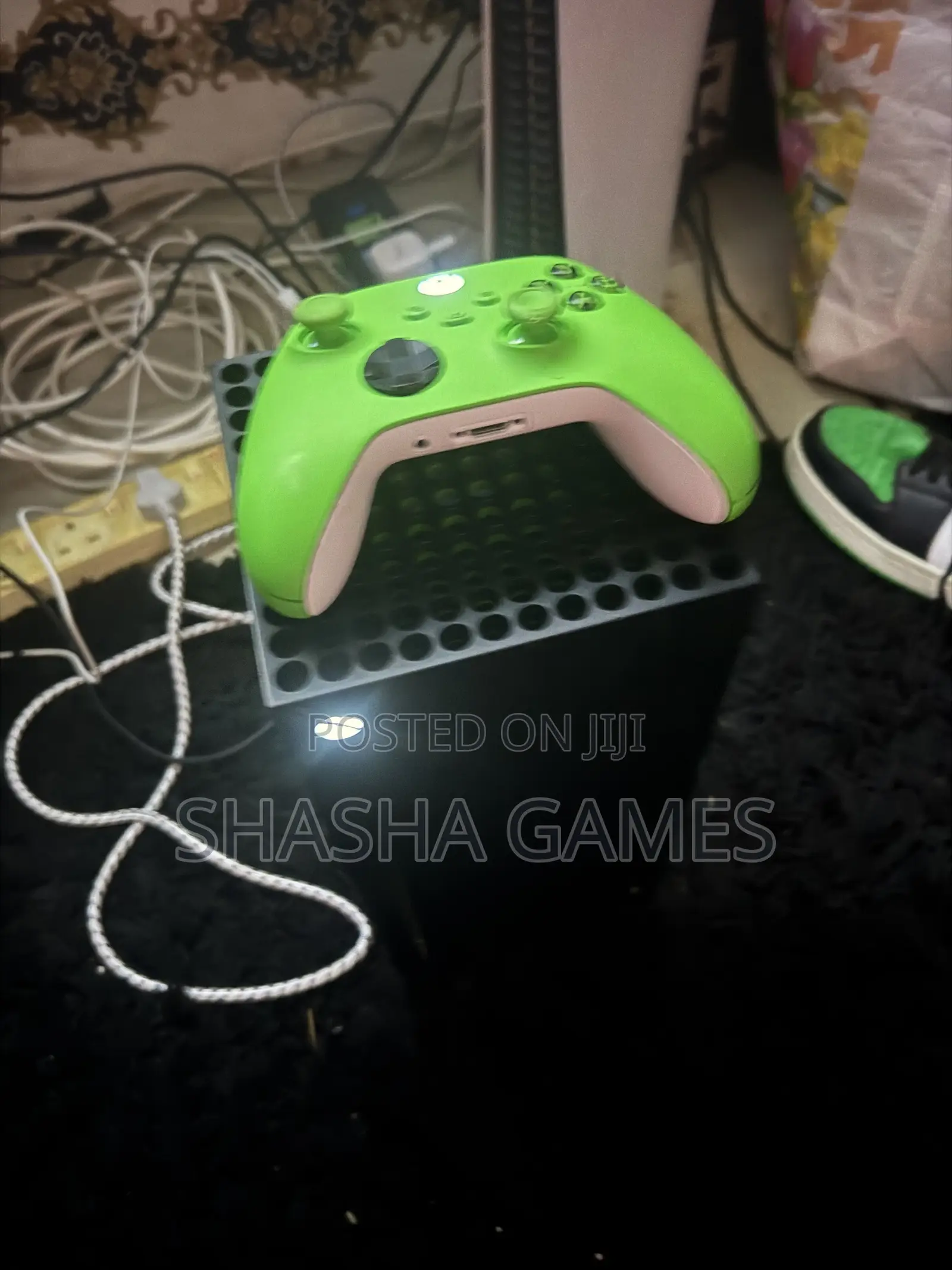 Xbox Series X With Two Controllers