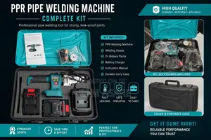 Cordless Electric PPR Pipe Fusion Welding Machine – Complete Kit