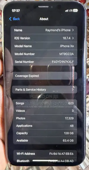 Apple iPhone XR 128 GB Black