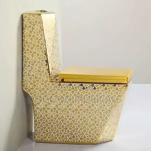 Gold Color Water Closet