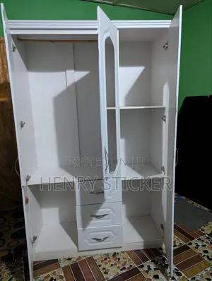Wardrobe N Double Bed Frame