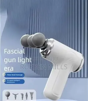 LM-130 Three Headed Fascial Massage Gun Cordless Rechargeable