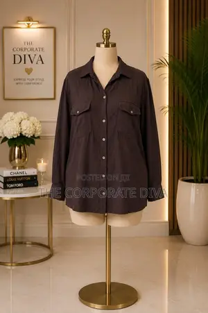 Plus Size Women Thrift Office Clothes