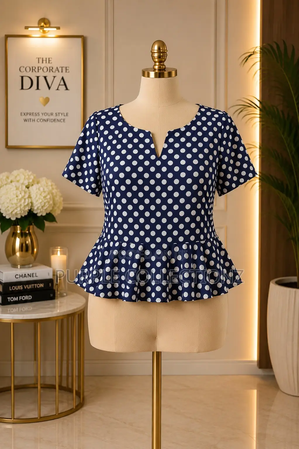 Plus Size Women Thrift Office Clothes