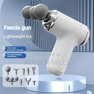 9-Tool Attachment Set Three Headed Chargeable Massage Gun