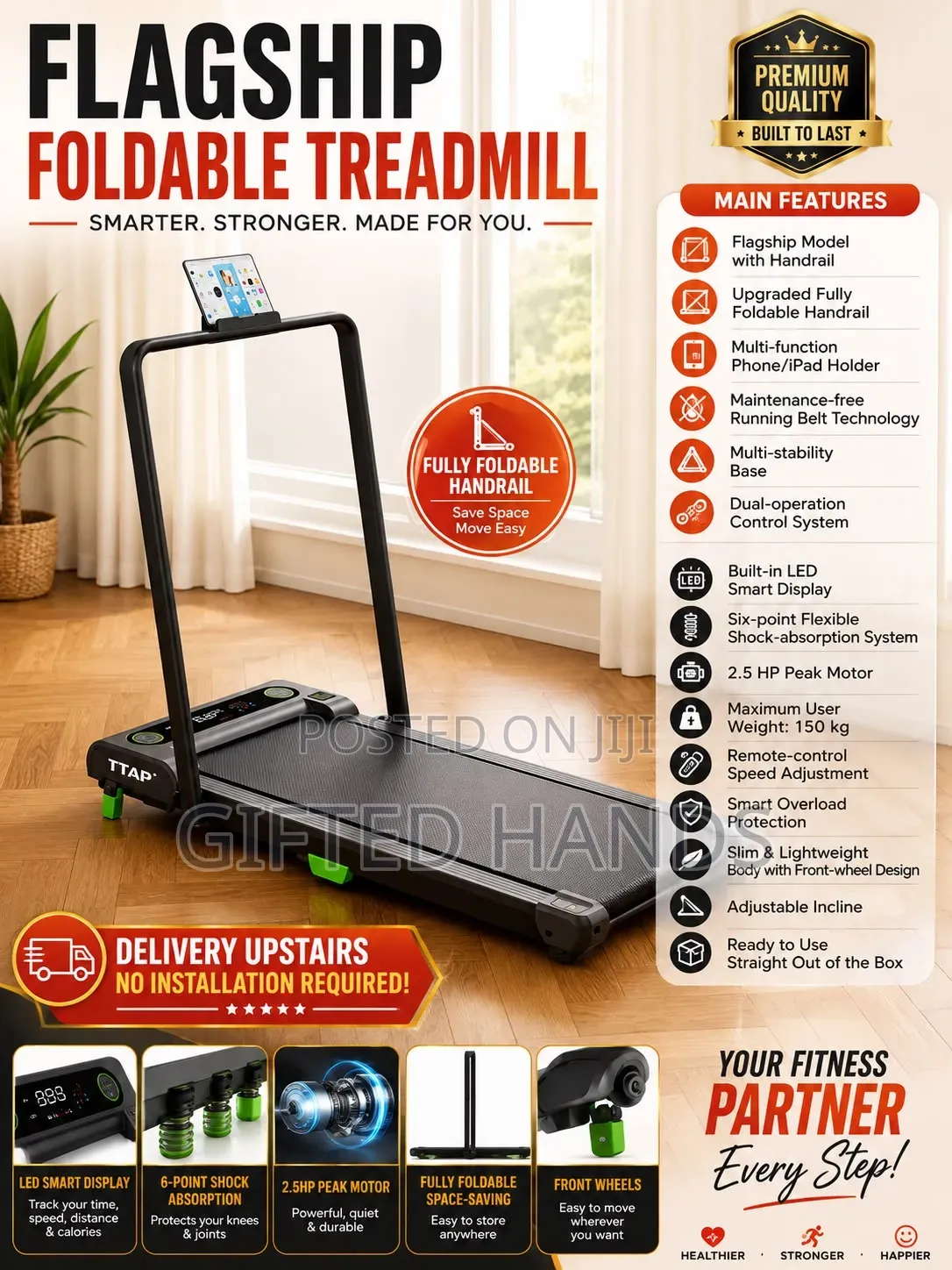 Foldable Treadmill/Walking Pad