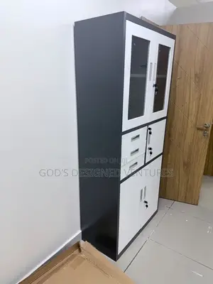 An Authentic Cabinet With Safe