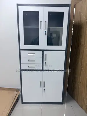 An Authentic Cabinet With Safe