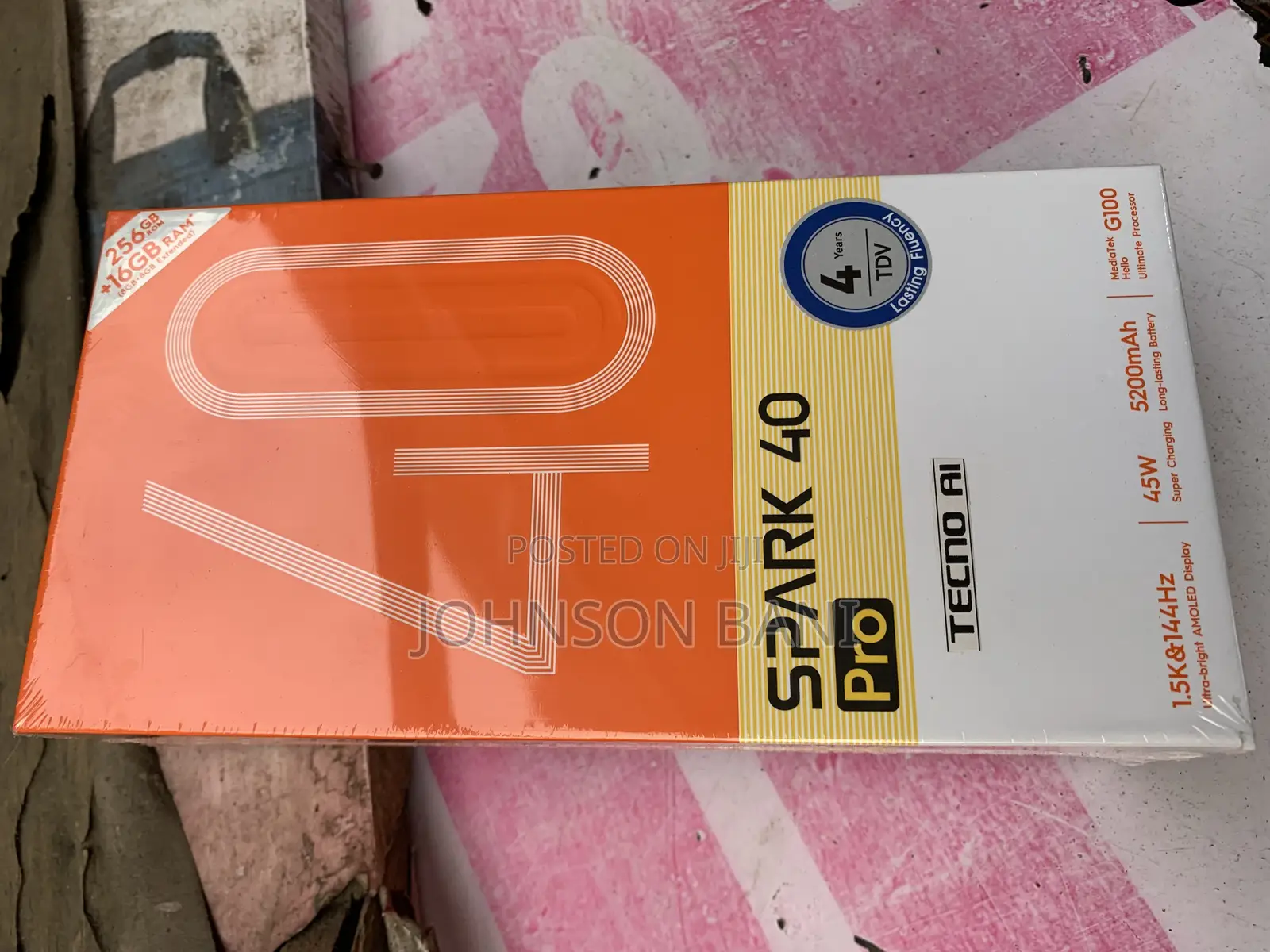 New Tecno Spark 40 Pro 256 GB Blue
