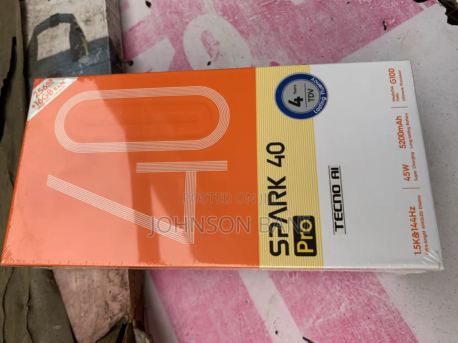 New Tecno Spark 40 Pro 256 GB Blue
