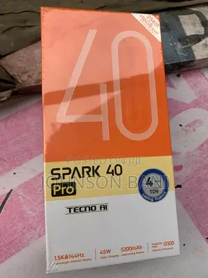 New Tecno Spark 40 Pro 256 GB Blue