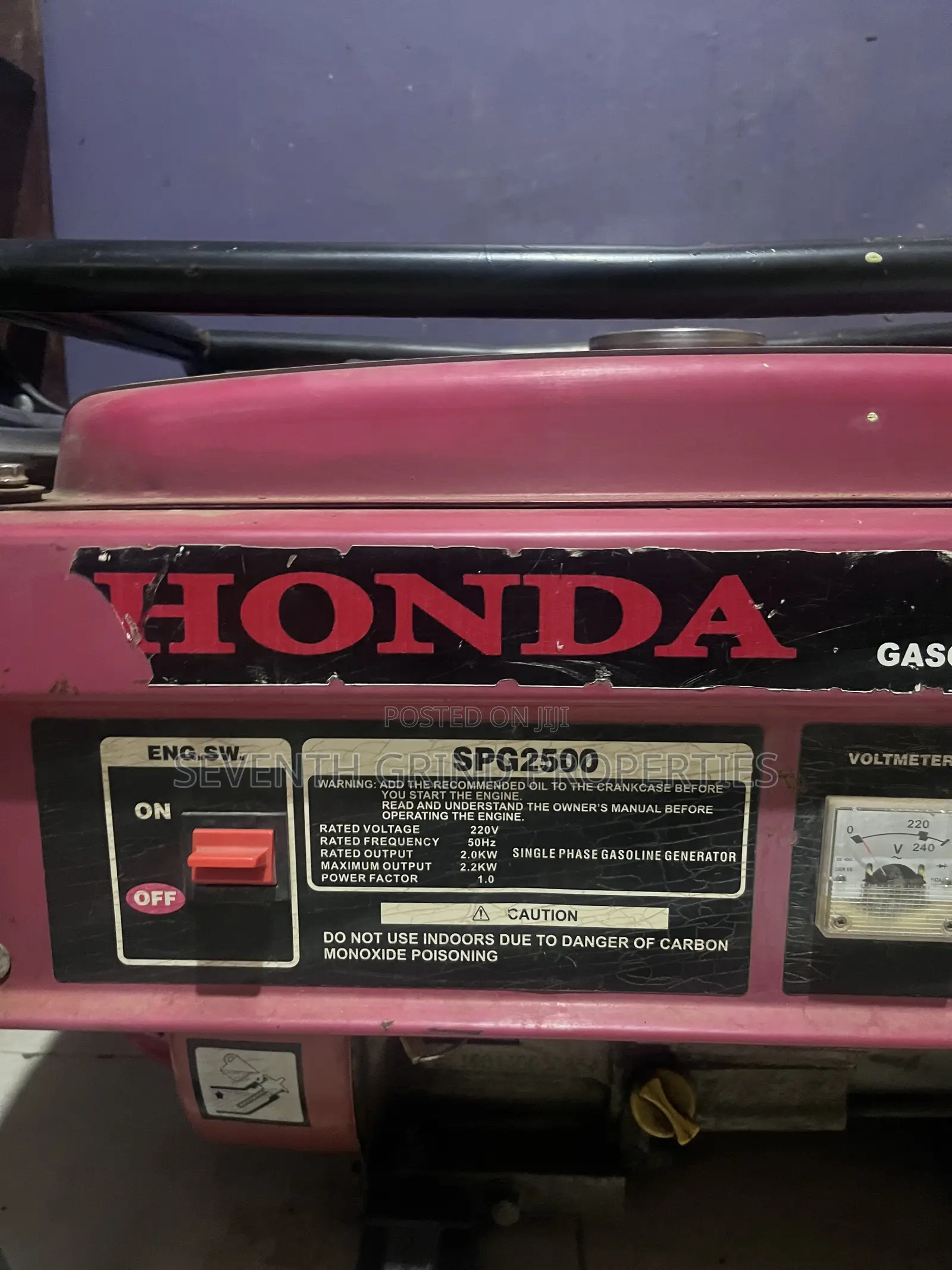 Honda SPG2500 Generator