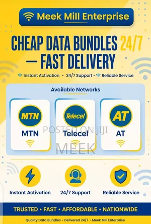 Affordable MTN/Telecel/AT Data Bundles Fast Delivery