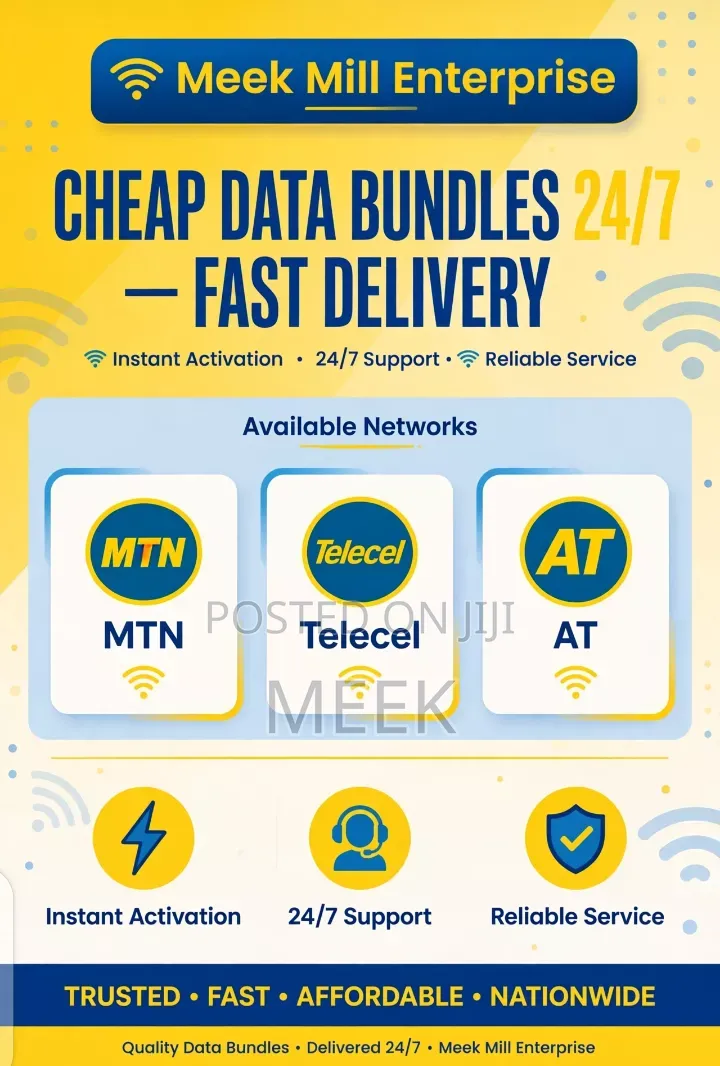Affordable MTN/Telecel/AT Data Bundles Fast Delivery