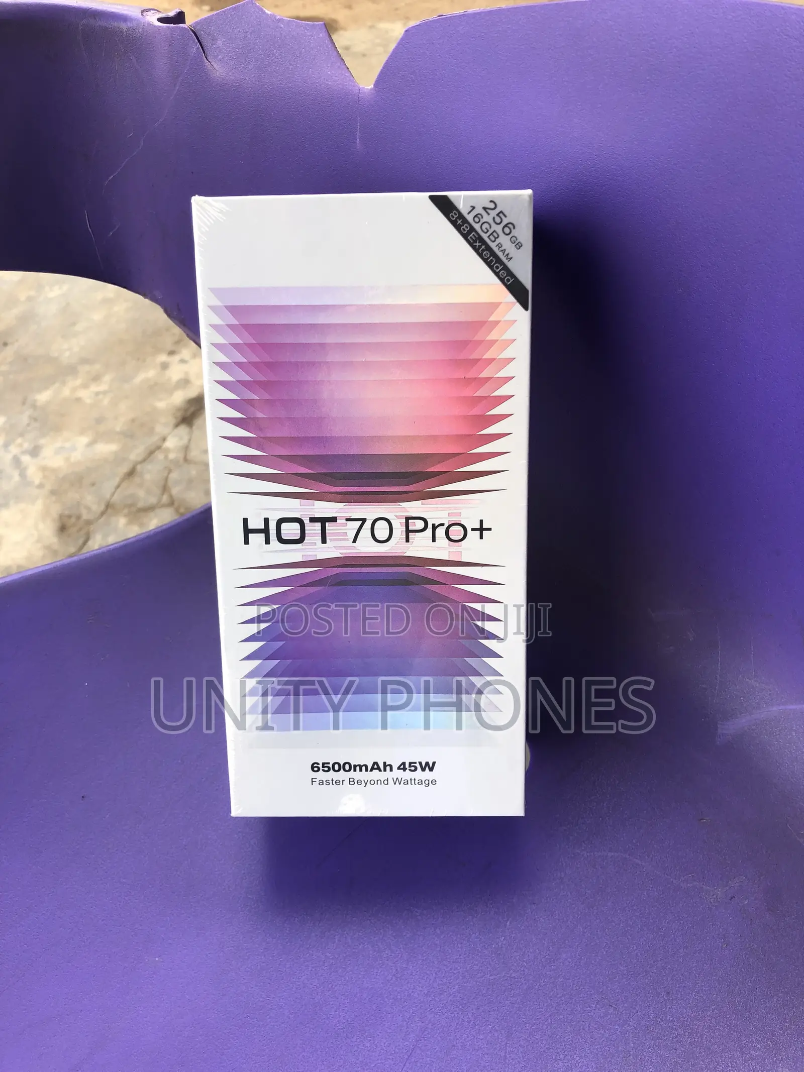 New Infinix Hot 70 Pro 5G+ 256 GB Black