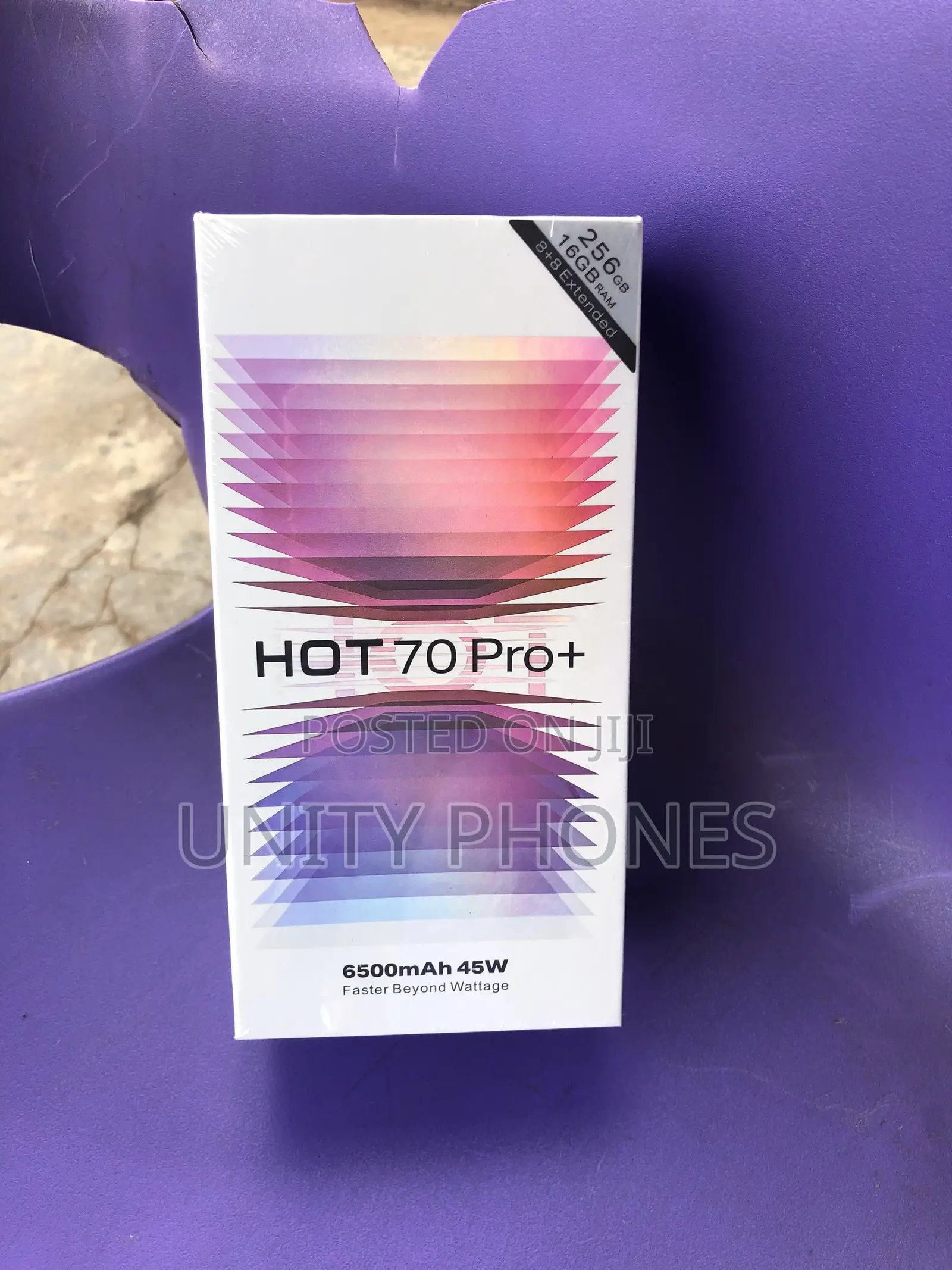 New Infinix Hot 70 Pro 5G+ 256 GB Black