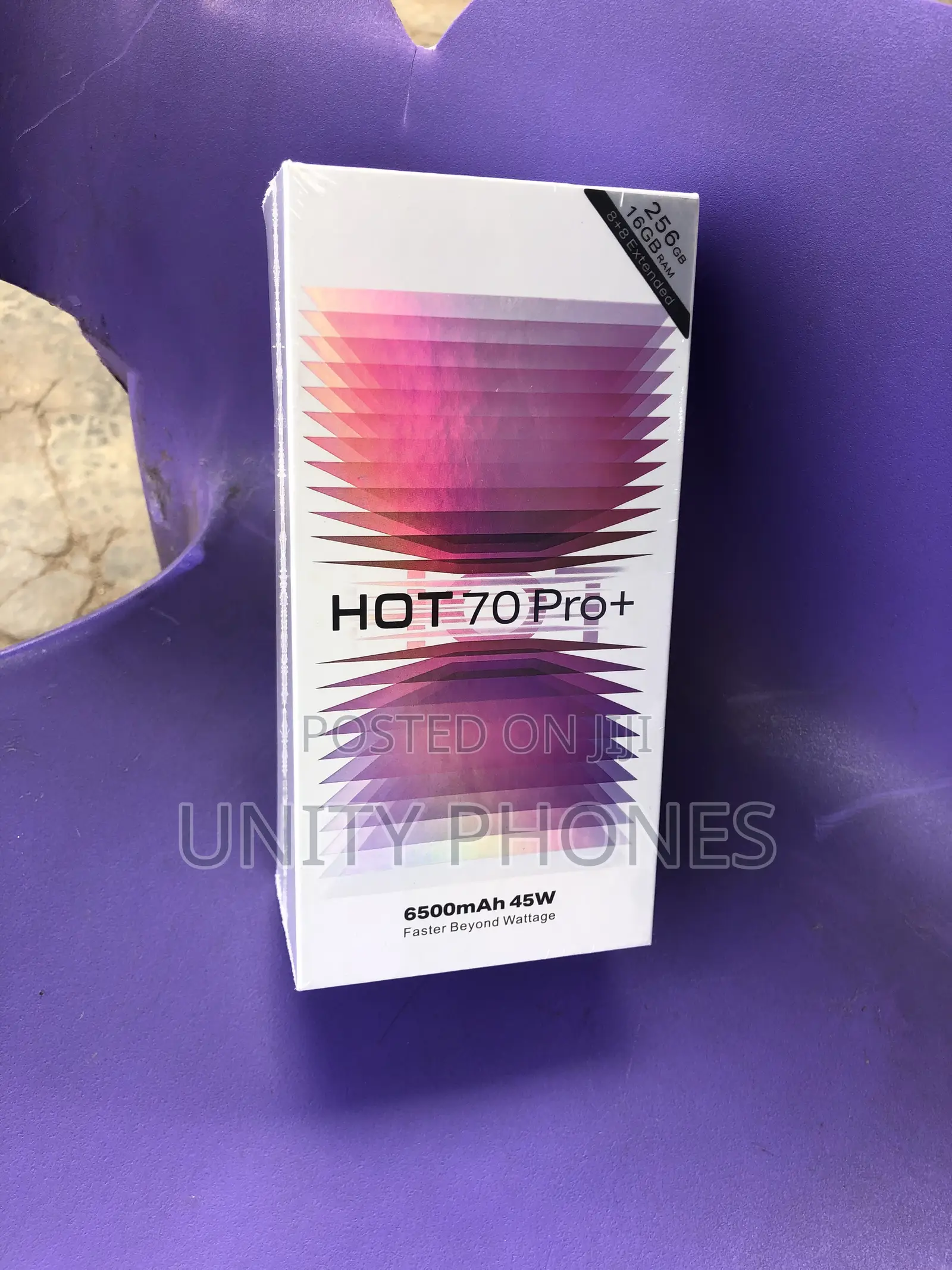 New Infinix Hot 70 Pro 5G+ 256 GB Black