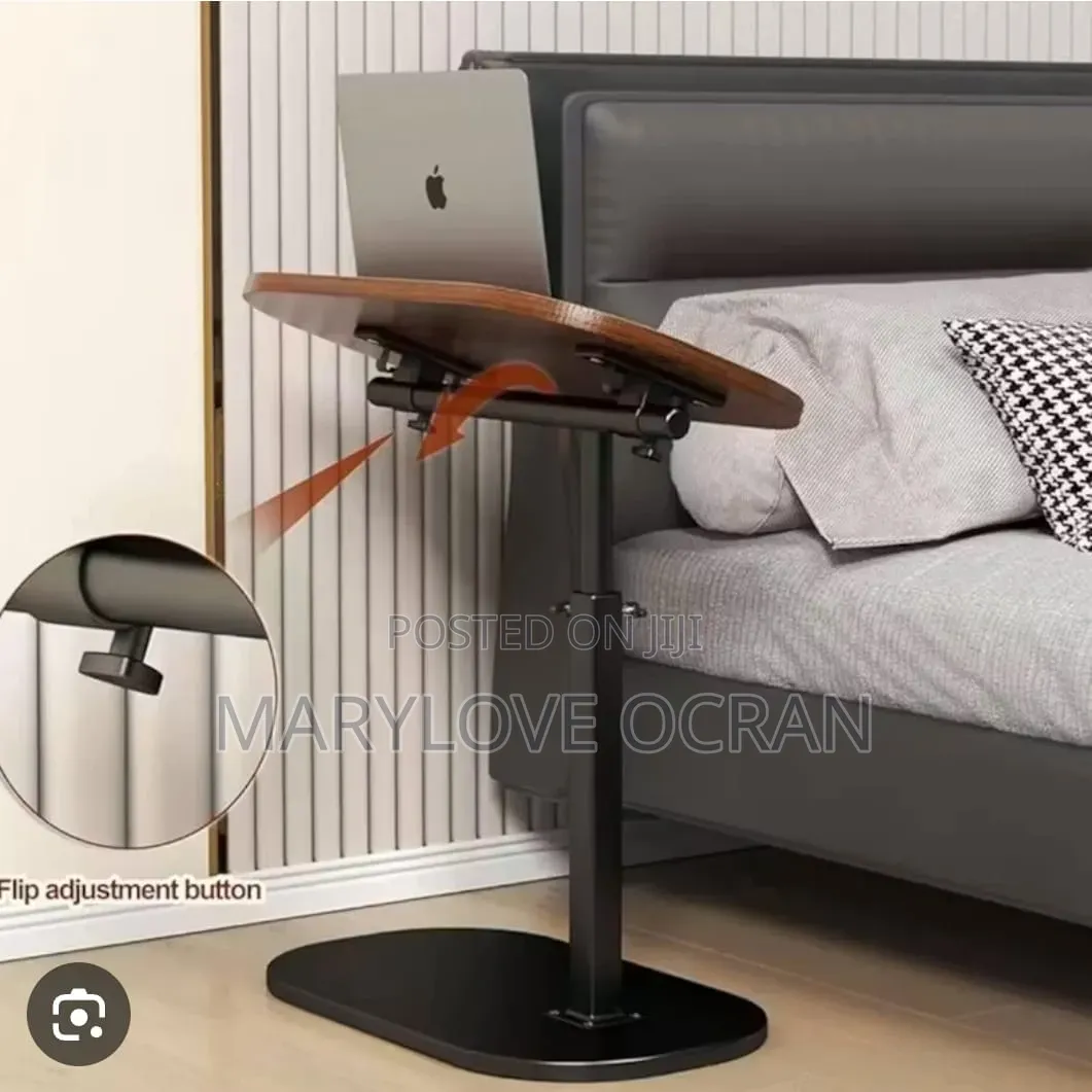 Side Laptop Table With Adjustable Height