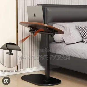 Side Laptop Table With Adjustable Height