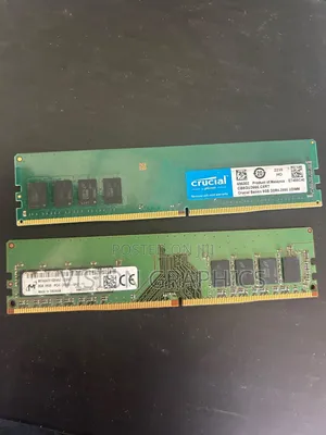 Micron and Crucial Ddr4 Ram (8gbx2) 16gb 2666mhz