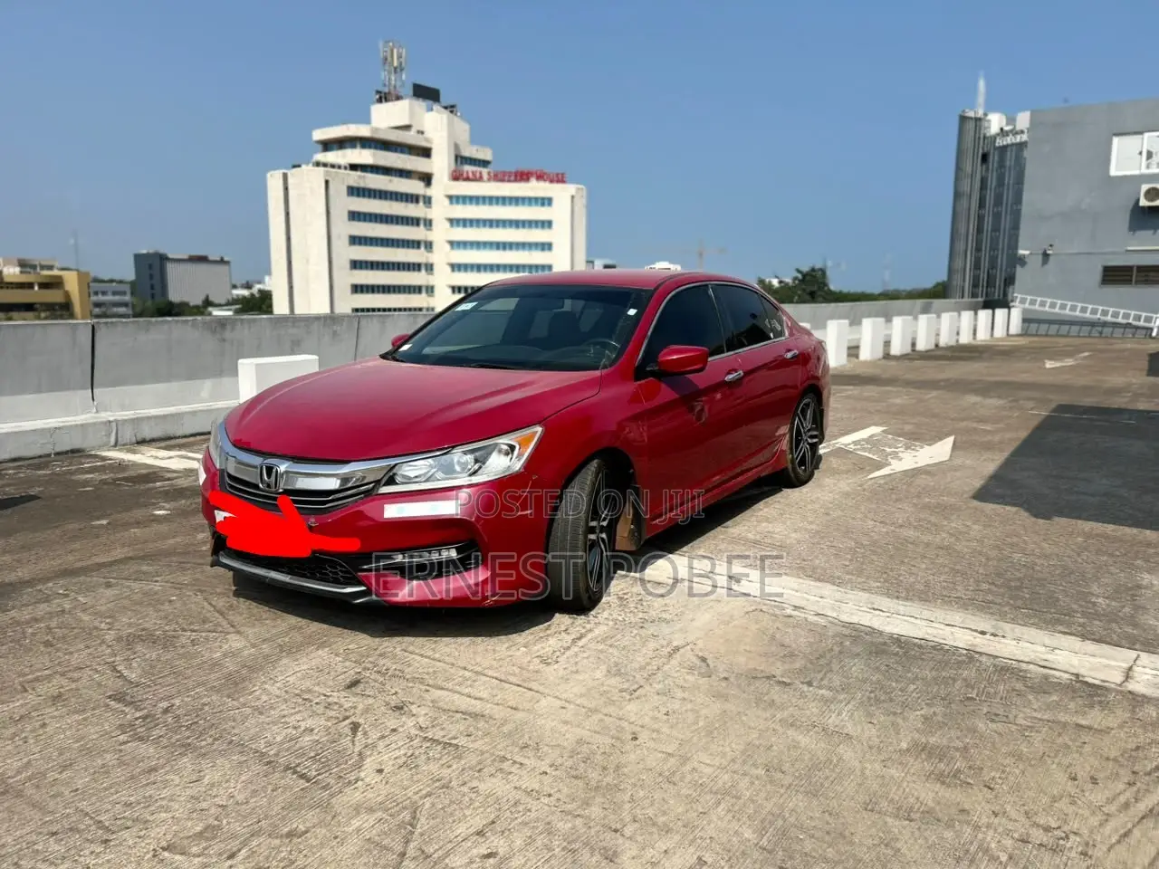 Honda Accord Sport 4dr Sedan FWD (2.4L 4cyl 2A) 2016 Red