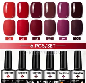 6-Piece Gel Nail Polish Set