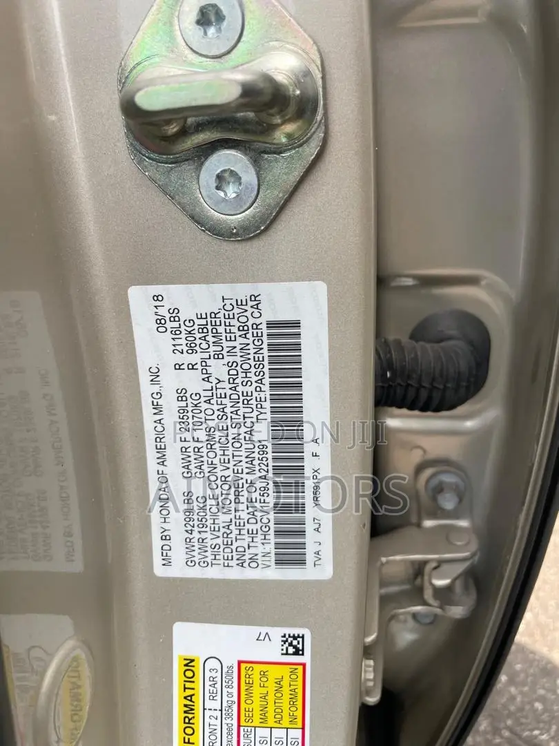 Honda Accord EX-L 2018 Silver