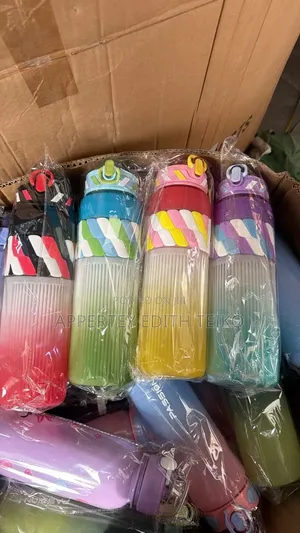 Gradient Plastic Water Bottle