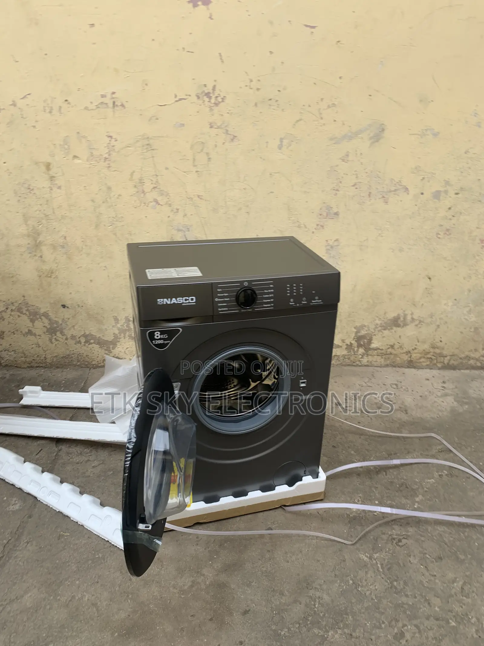 Call for Strong Nasco 8kg Front Load Washing Machine