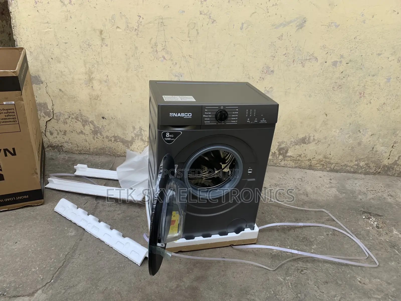 Call for Strong Nasco 8kg Front Load Washing Machine