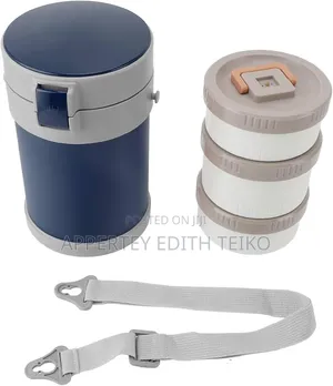 3-Tier Stainless Steel Vacuum-Insulated Lunch Box