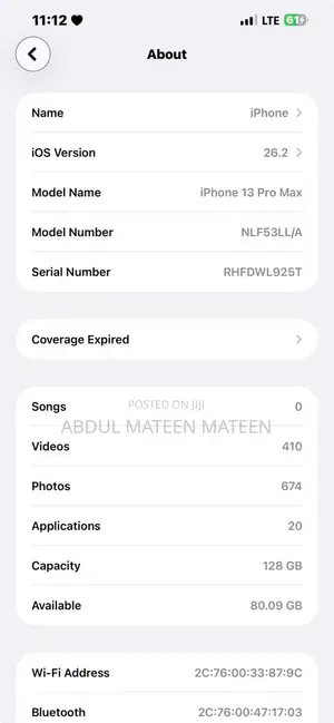 Apple iPhone 13 Pro Max 128 GB Blue