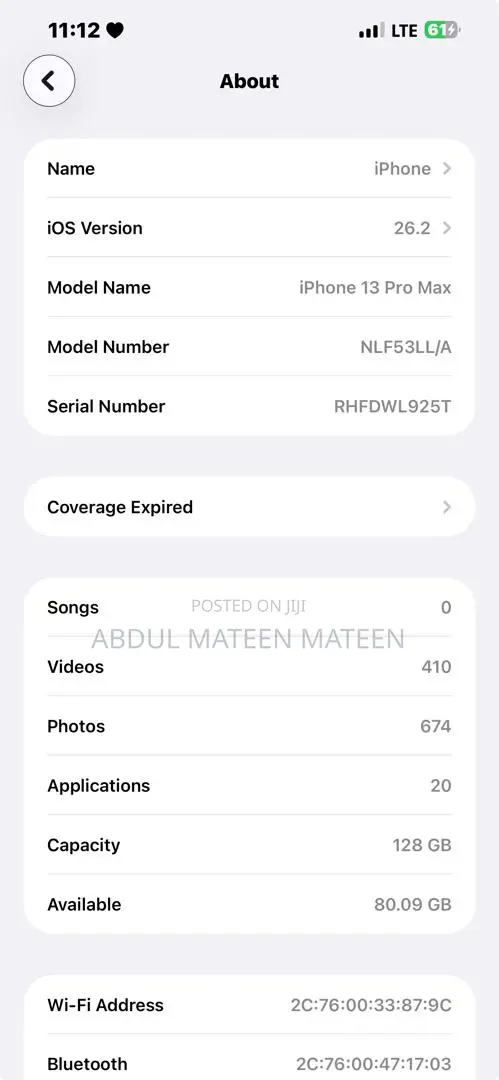 Apple iPhone 13 Pro Max 128 GB Blue
