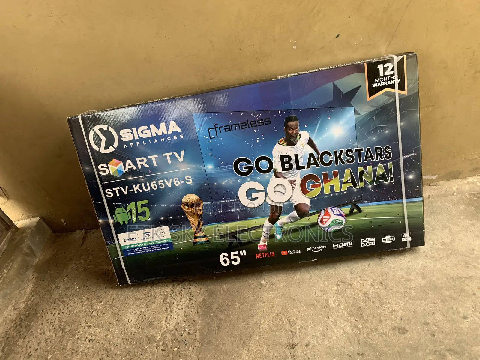Appealing Sigma 65inch Smart UHD Smart TV