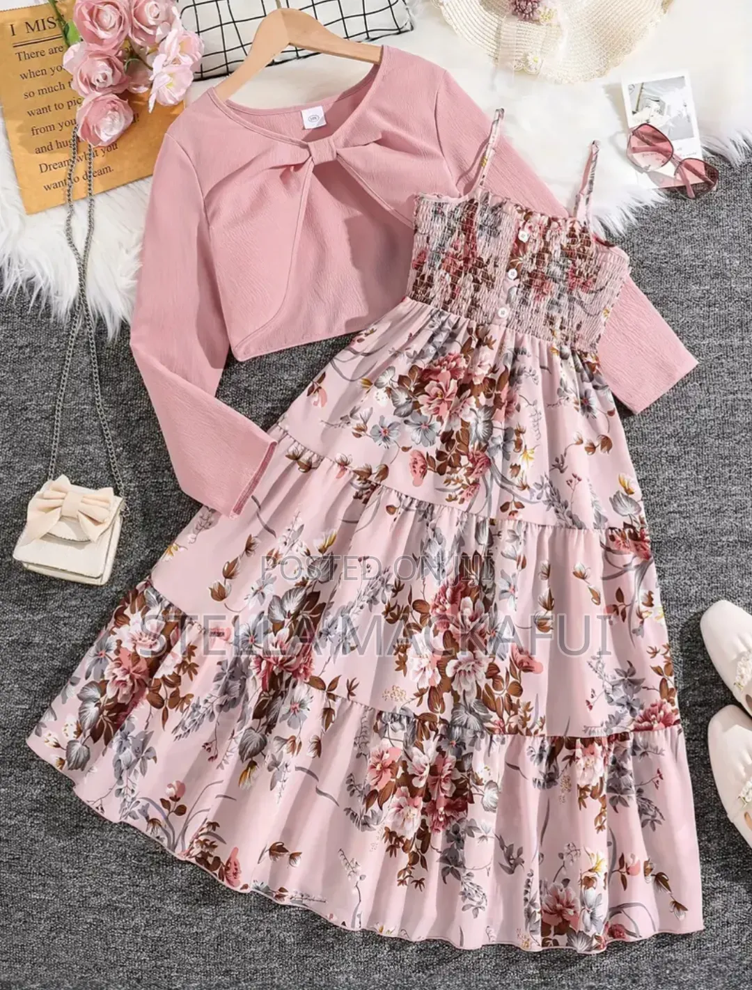 Pretty Dress With Mini Coat for 10-12yrs Only