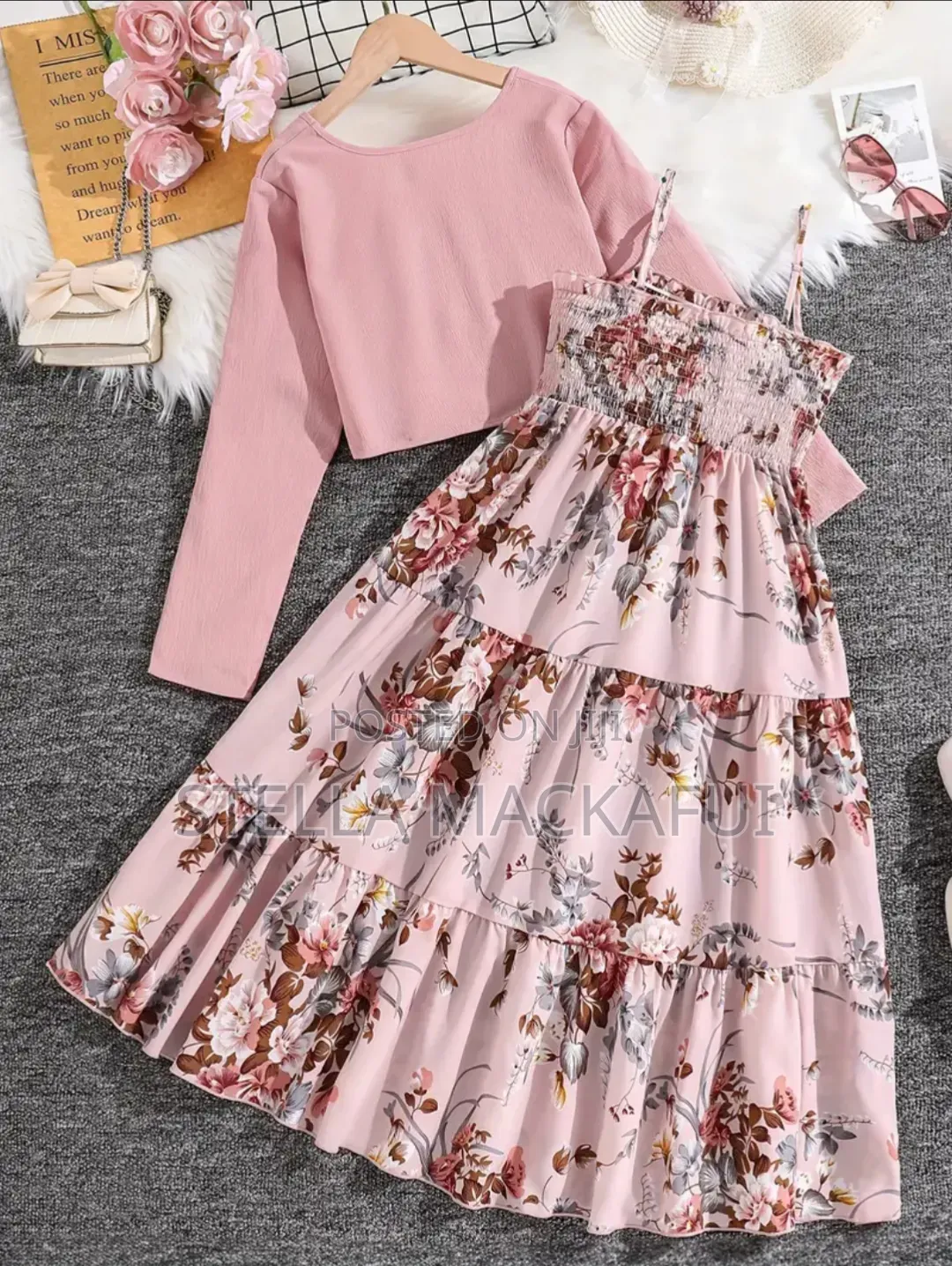 Pretty Dress With Mini Coat for 10-12yrs Only