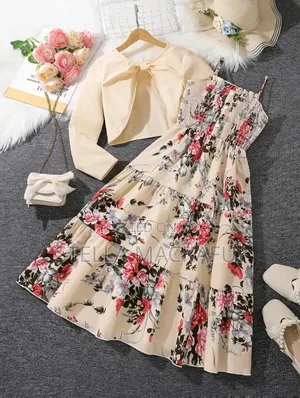 Pretty Dress With Mini Coat for 10-12yrs Only