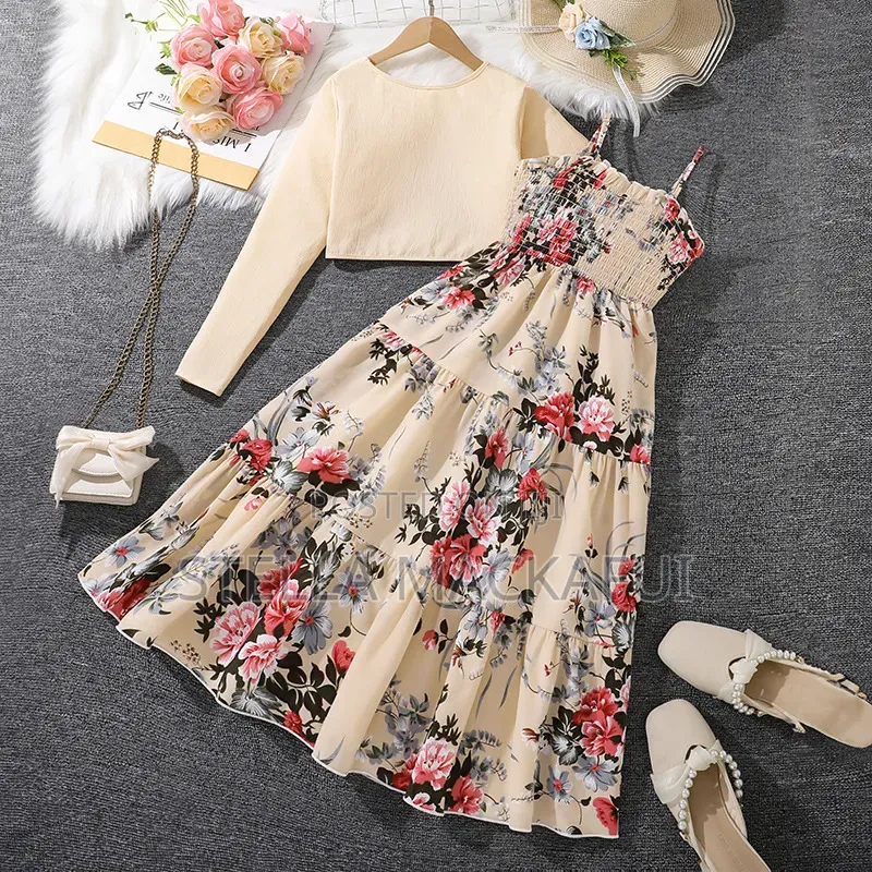 Pretty Dress With Mini Coat for 10-12yrs Only