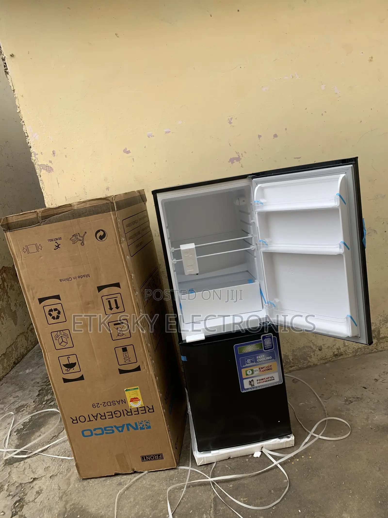 Appealing Nasco 207litres Bottom Freezer Fridge