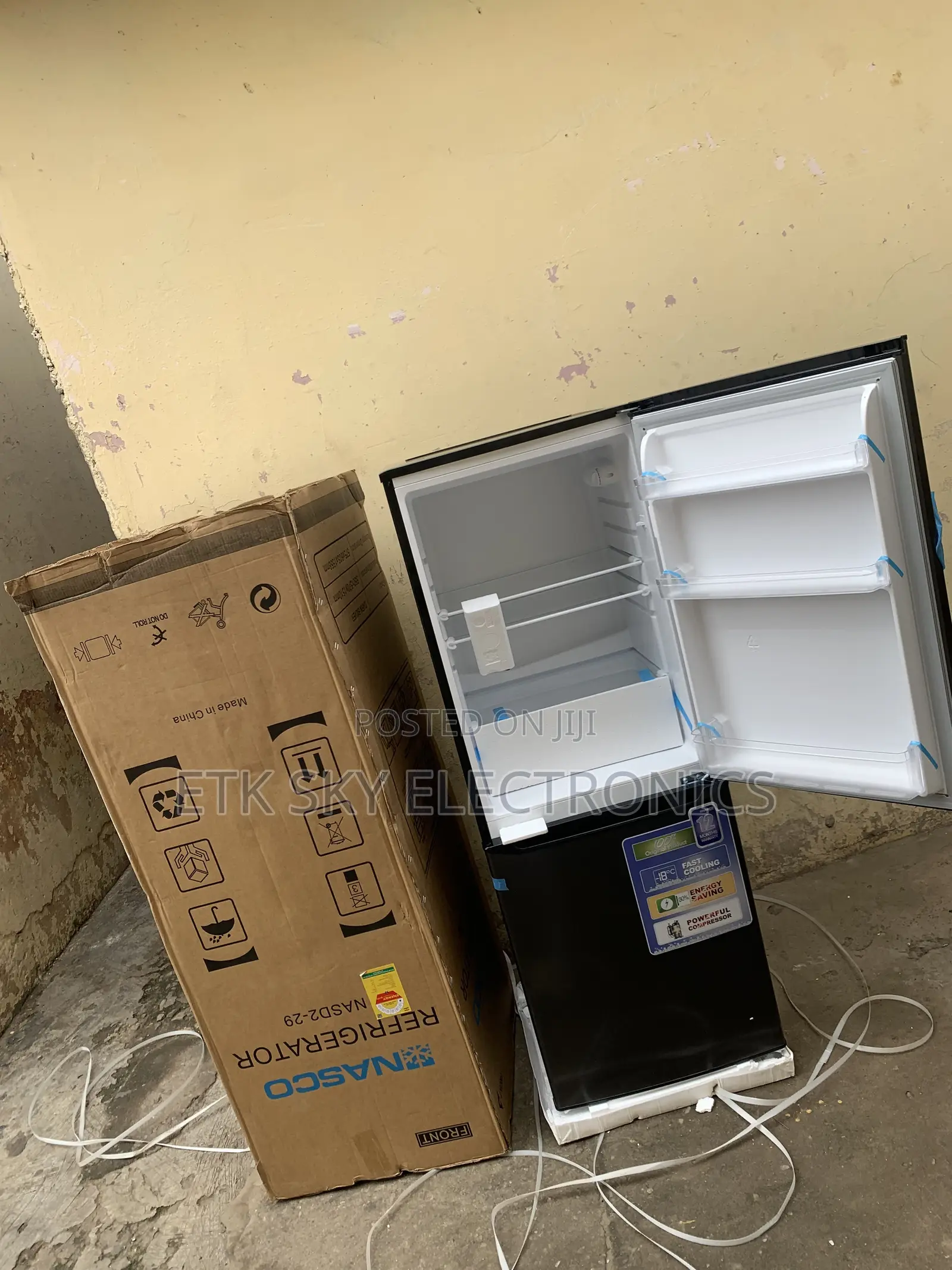 Appealing Nasco 207litres Bottom Freezer Fridge