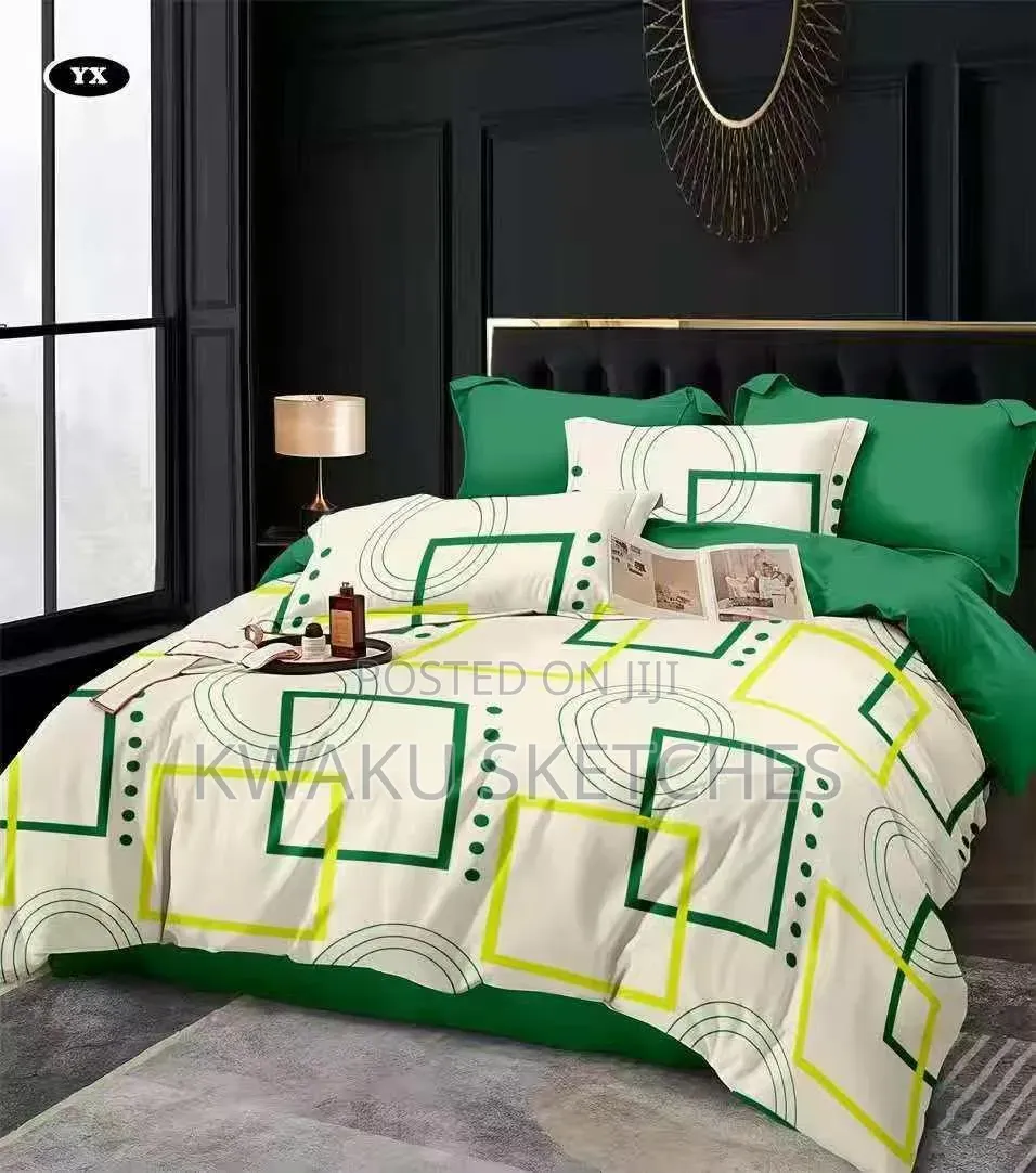 Deluxe Home Bedding Set - 1 Bedsheet 3 Pillow Cases