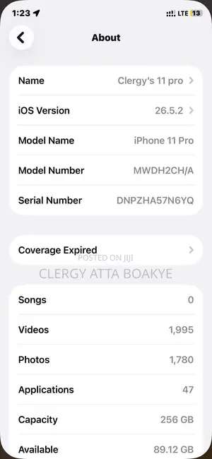 Apple iPhone 11 Pro 256 GB Gray