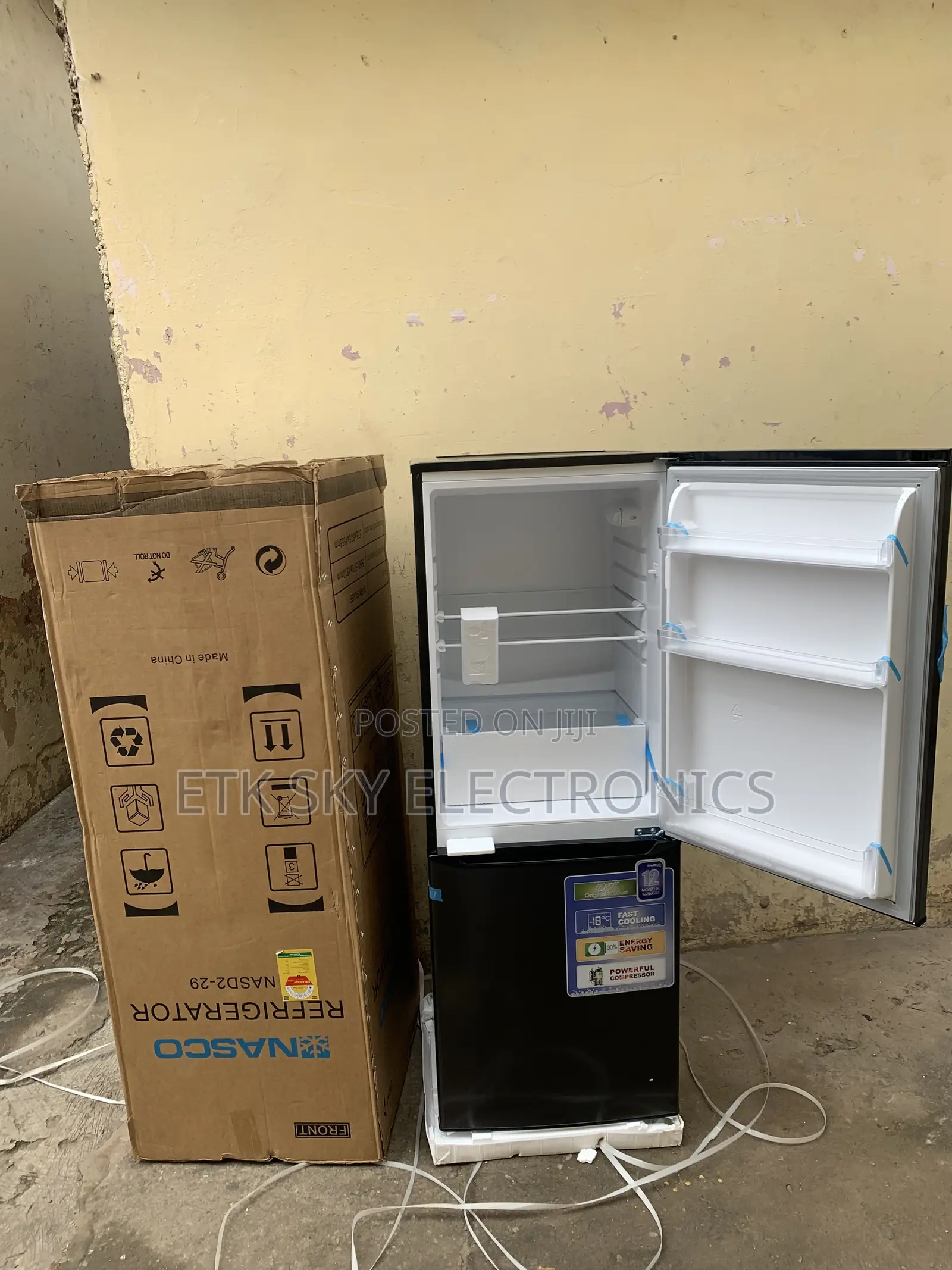 Newly Made Nasco 207litres Double Door Fridge
