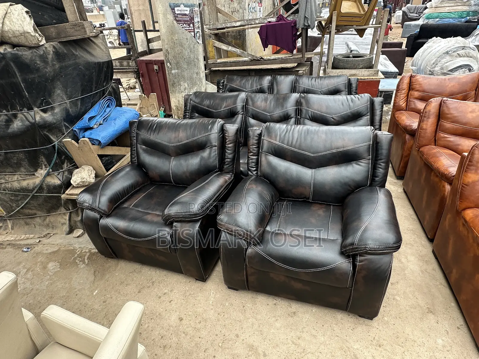 A Set of Royal Comfort Sofa Chair