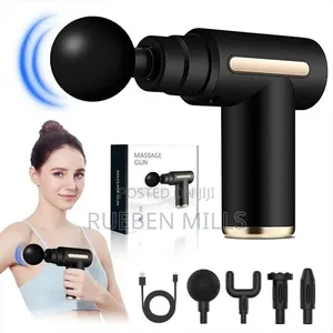 Powerful Portable Massage Gun (4 Extra Heads)