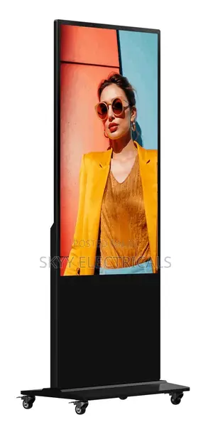 Hikvision 55" Slim Floor Standing Digital Signage Screen Size