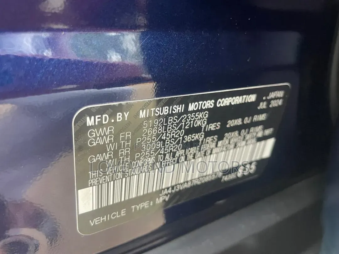 Mitsubishi Outlander 2024 Black